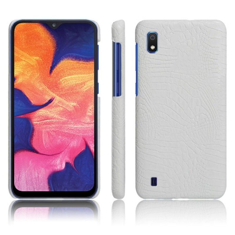 Etui Samsung Galaxy A10 Pomarańczowy Magenta Ksq Efekt Skóry Krokodyla Etui Ochronne