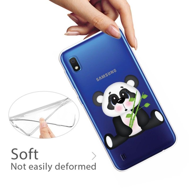 Etui Samsung Galaxy A10 Przezroczysta Smutna Panda