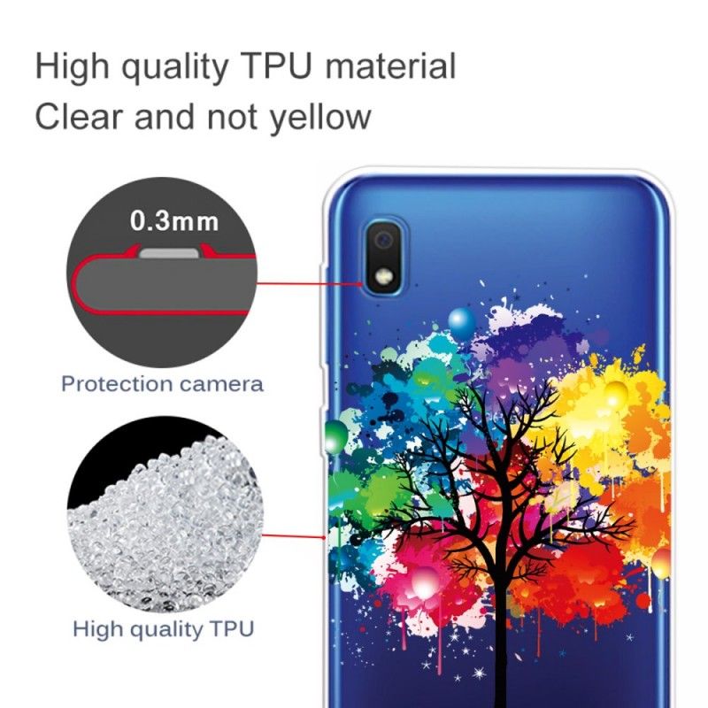 Etui Samsung Galaxy A10 Przezroczyste Drzewo Akwarelowe