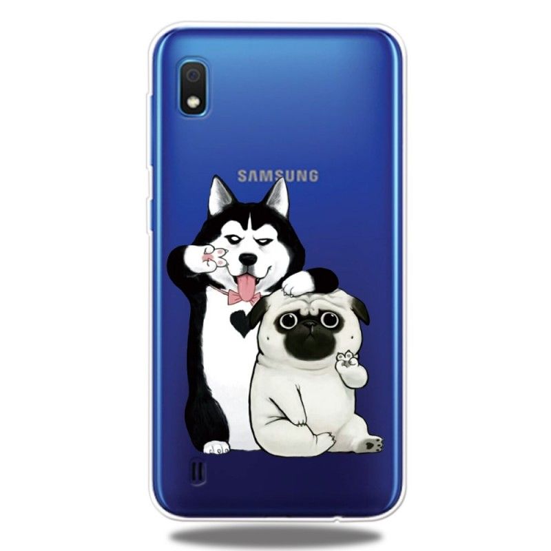 Etui Samsung Galaxy A10 Śmieszne Psy Etui Ochronne