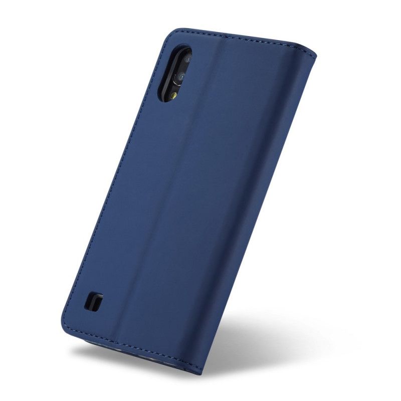 Flip Kotelot Samsung Galaxy A10 Czerwony Czarny Przyszłe Lc.Imeeke Etui Ochronne