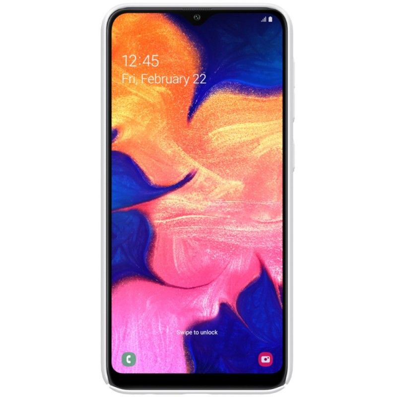 Futerały Samsung Galaxy A10 Biały Czarny Sztywny Matowy Nillkin