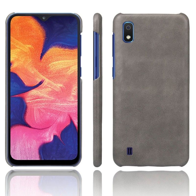 Futerały Samsung Galaxy A10 Czerwony Etui na Telefon Efekt Skóry Ksq