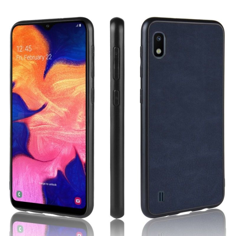 Futerały Samsung Galaxy A10 Szary Etui na Telefon Styl Skóry