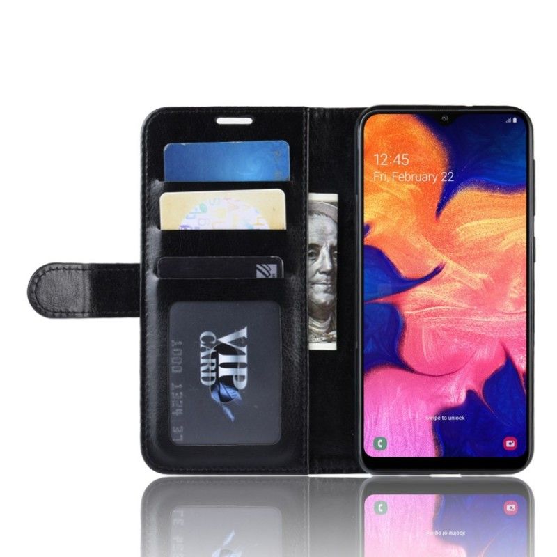 Obudowa Samsung Galaxy A10 Biały Czarny Designerski Efekt Skóry