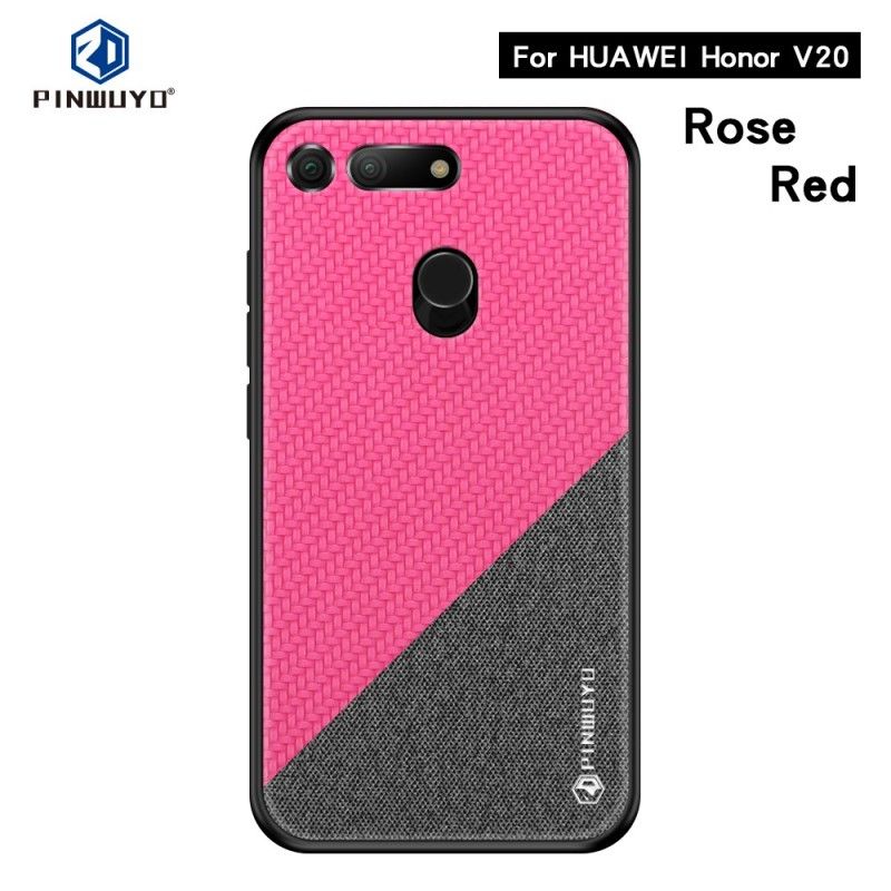 Futerały Honor View 20 Magenta Czarny Etui na Telefon Seria Mofi Honor