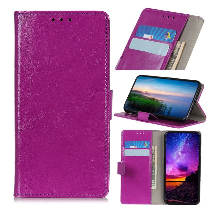 Etui Folio Sony Xperia 5 Czarny Wysokiej Jakości Imitacja Skóry Etui Ochronne