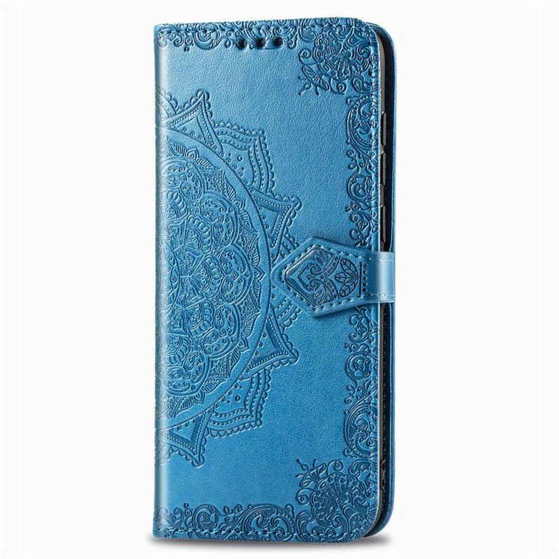 Etui Folio Sony Xperia 5 Szary Czarny Mandala W Średnim Wieku Etui Ochronne