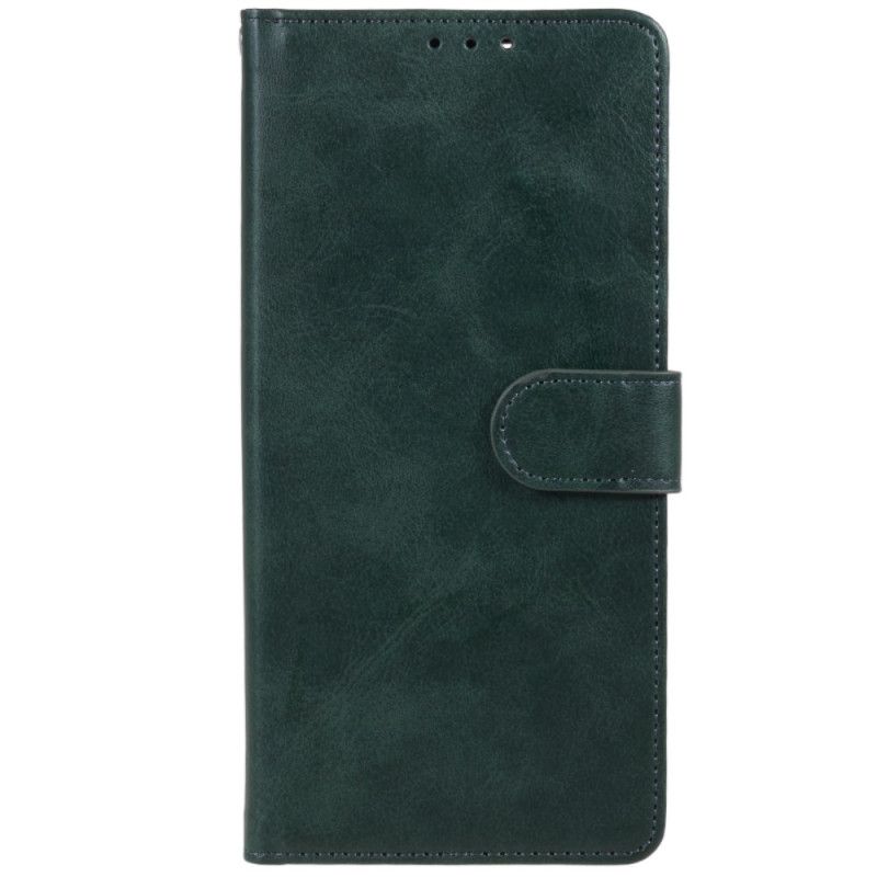 Etui Folio Do Xiaomi 14 Gładki Efekt Skóry Z Paskiem