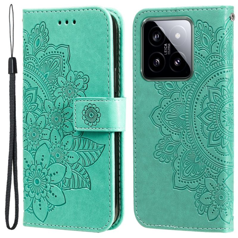 Etui Folio Xiaomi 14 Druk Mandali