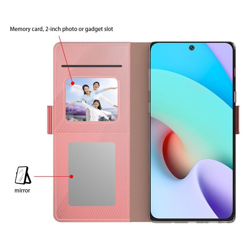 Etui Folio Xiaomi 14 Lusterko I Wyjmowany Uchwyt Na Karty