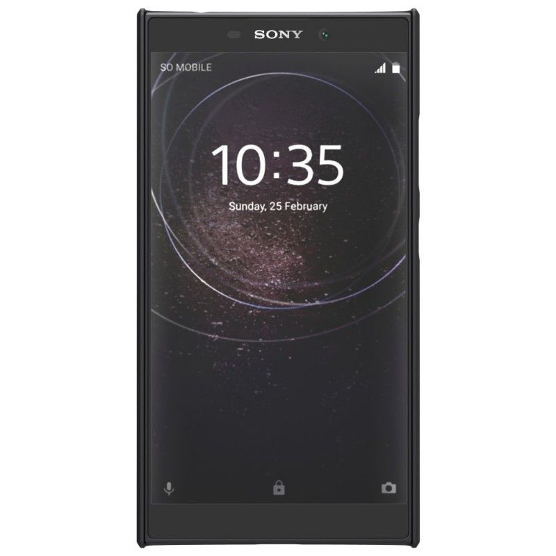 Futerały Sony Xperia L2 Biały Czarny Sztywny Matowy Nillkin