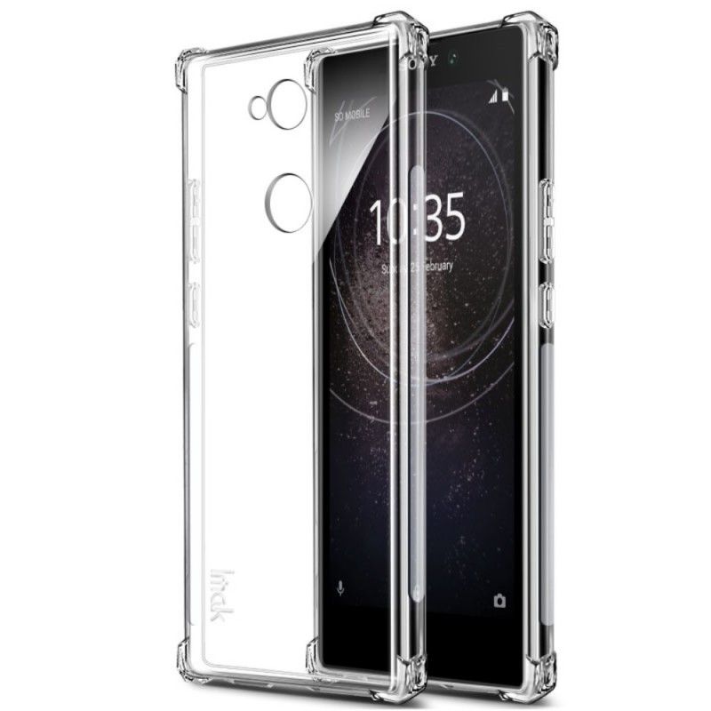 Futerały Sony Xperia L2 Czarny Seria Jedwabna