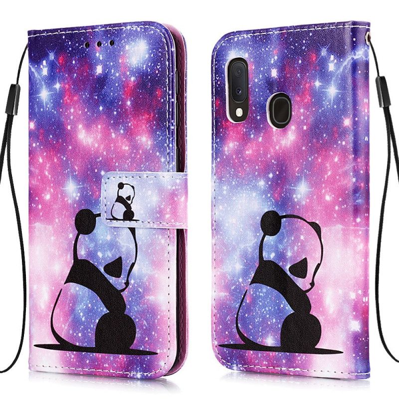 Etui Folio Samsung Galaxy A10e Galaktyczna Panda