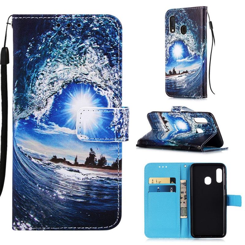 Etui Folio Samsung Galaxy A10e Kocham Falę Etui Ochronne