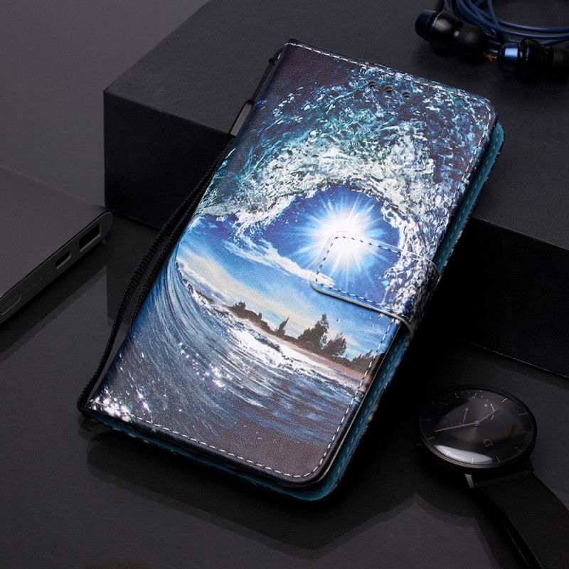 Etui Folio Samsung Galaxy A10e Kocham Falę Etui Ochronne