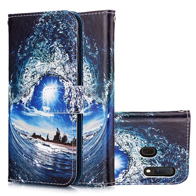 Etui Folio Samsung Galaxy A10e Kocham Falę Etui Ochronne