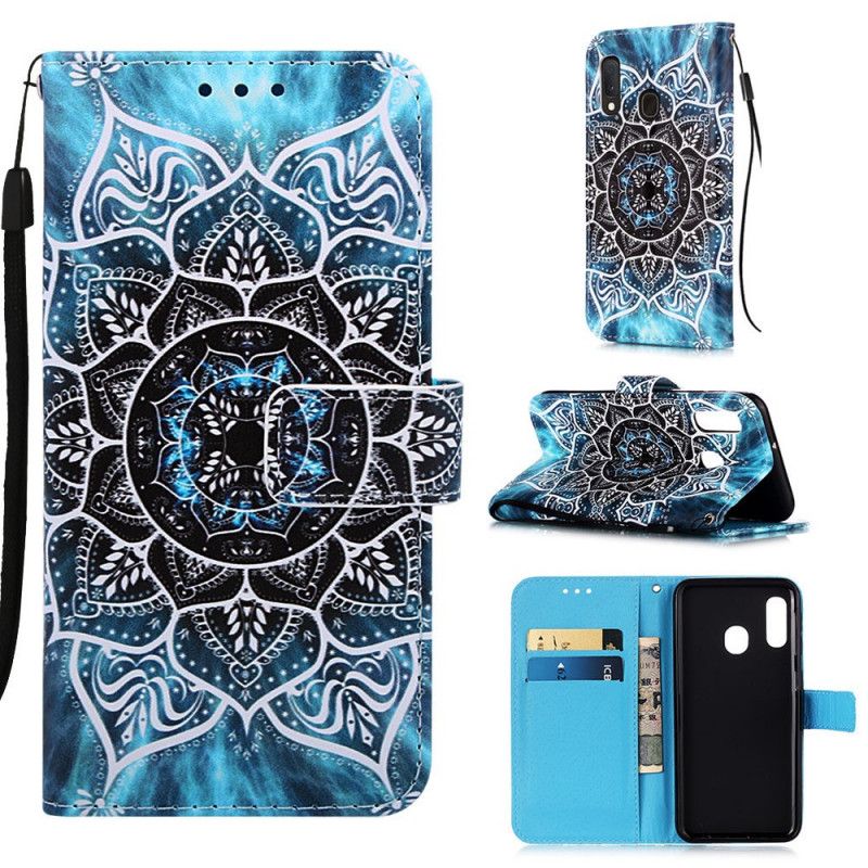 Etui Folio Samsung Galaxy A10e Mandala Na Niebie Etui Ochronne