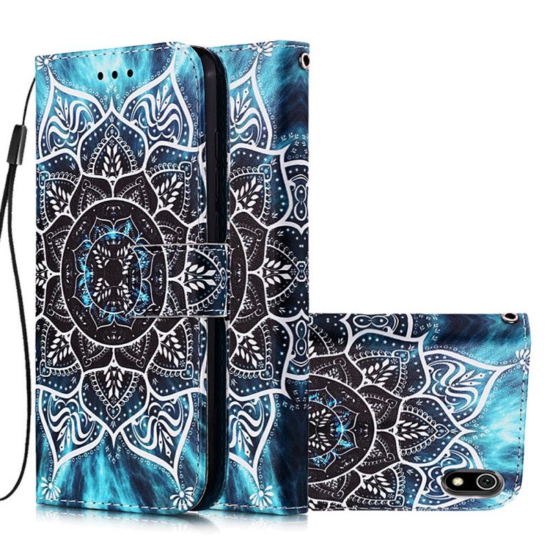 Etui Folio Xiaomi Redmi 7A Czarna Mandala Stringi