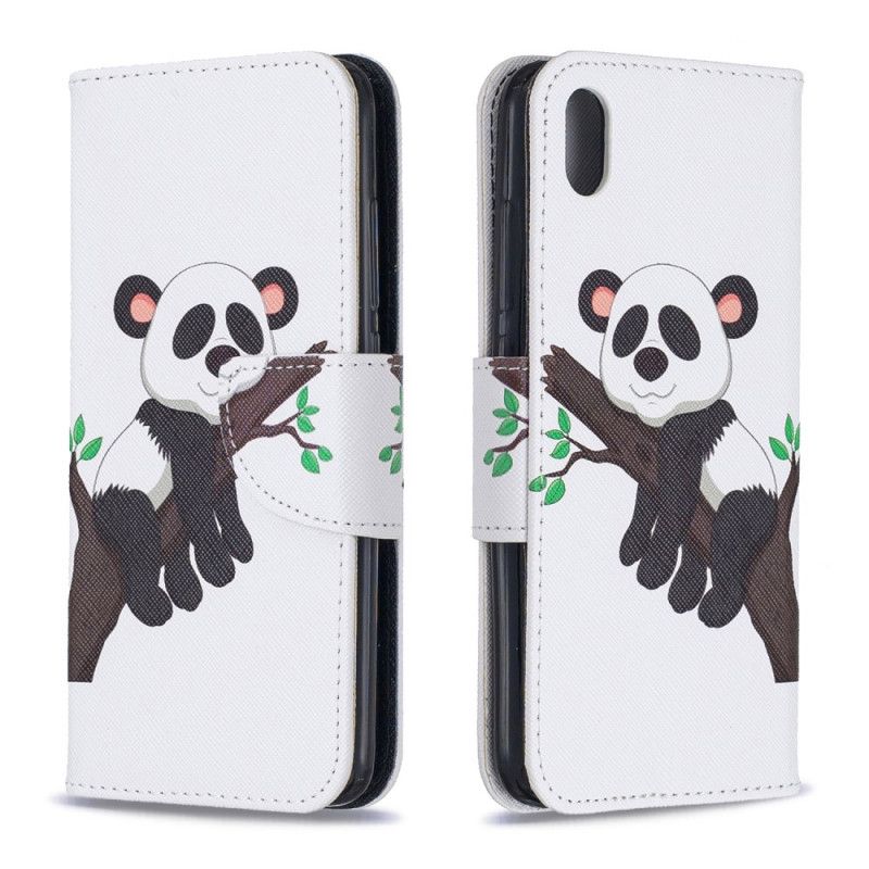 Etui Folio Xiaomi Redmi 7A Leniwa Panda Etui Ochronne