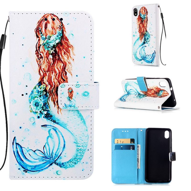 Etui Folio Xiaomi Redmi 7A Rozmyślania Syreny Stringi Etui Ochronne