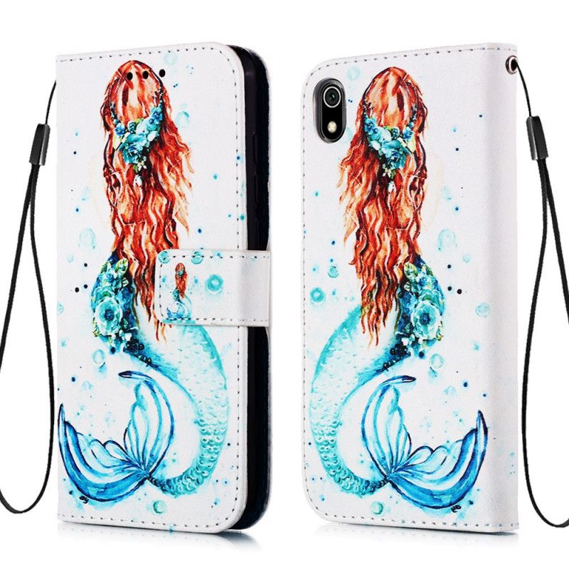 Etui Folio Xiaomi Redmi 7A Rozmyślania Syreny Stringi Etui Ochronne