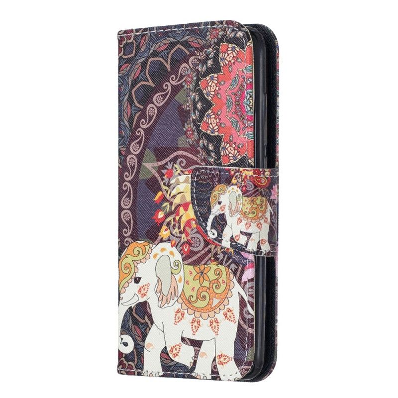 Etui Folio Xiaomi Redmi 7A Słonie Indyjskie Etui Ochronne