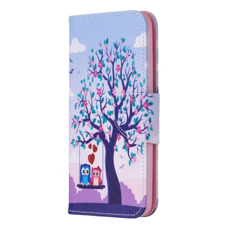 Etui Folio Xiaomi Redmi 7A Sowy Na Huśtawce Etui Ochronne