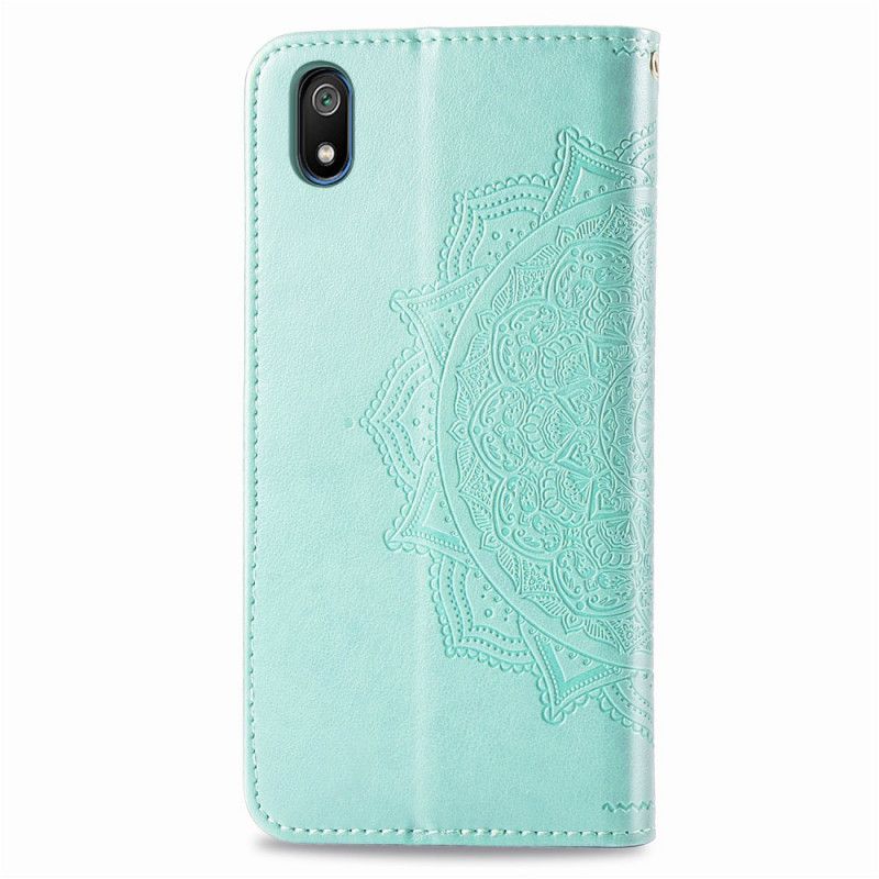 Etui Folio Xiaomi Redmi 7A Szary Czarny Mandala Słońca