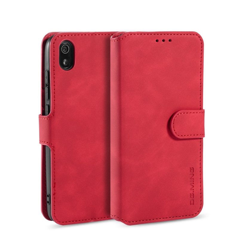 Etui Folio Xiaomi Redmi 7A Szary Czarny Retro Dg.Ming