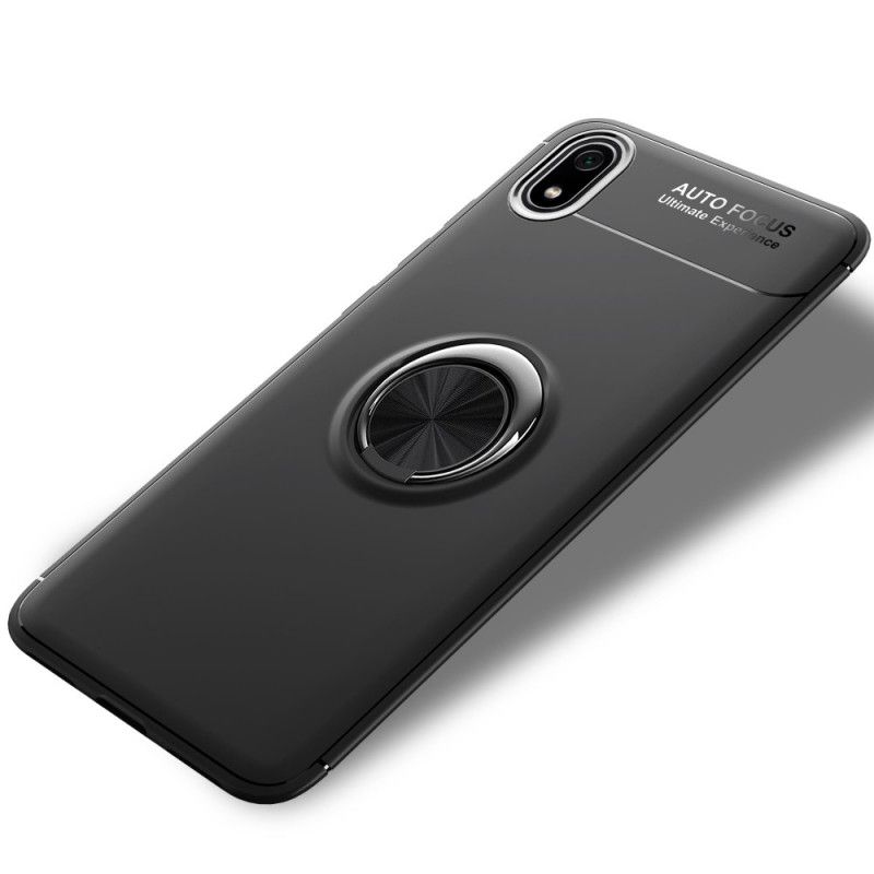 Etui Xiaomi Redmi 7A Czerwony Czarny Pierścień Magnetyczny