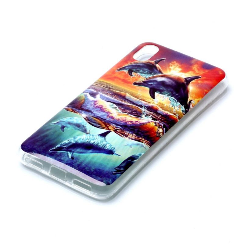 Etui Xiaomi Redmi 7A Delfiny Na Wolności