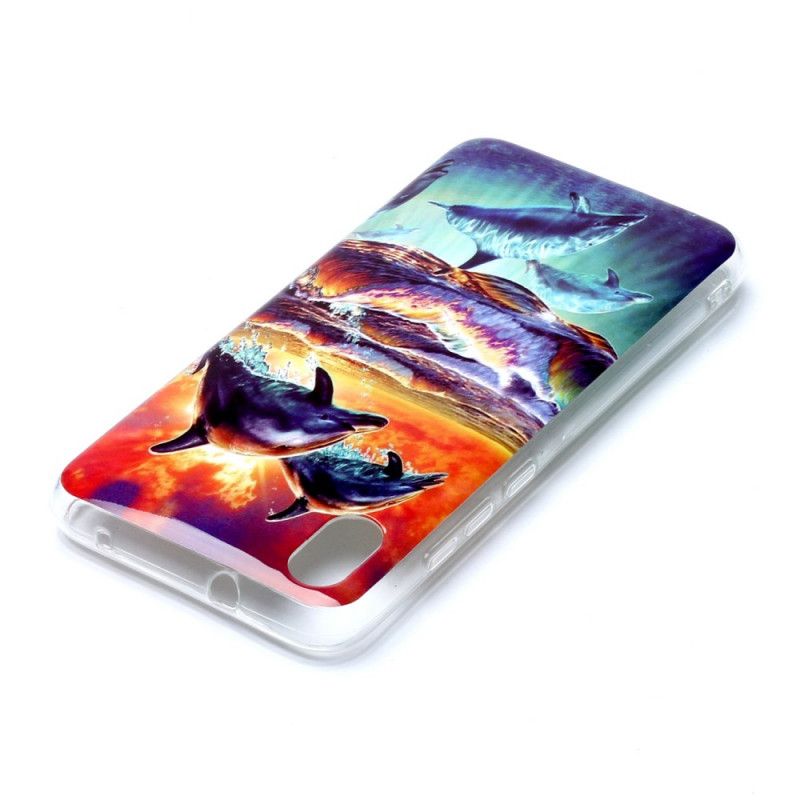 Etui Xiaomi Redmi 7A Delfiny Na Wolności