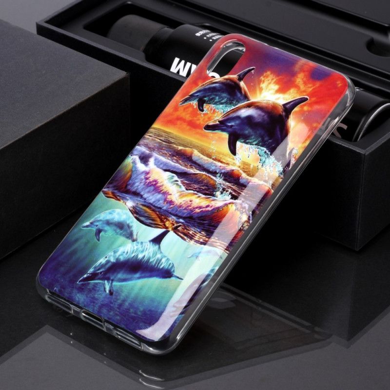 Etui Xiaomi Redmi 7A Delfiny Na Wolności