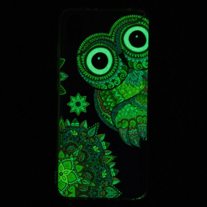 Etui Xiaomi Redmi 7A Fluorescencyjna Sowa Etui Ochronne