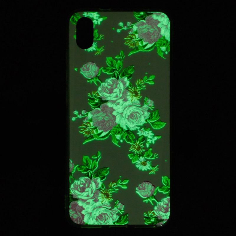 Etui Xiaomi Redmi 7A Fluorescencyjne Kwiaty Wolności