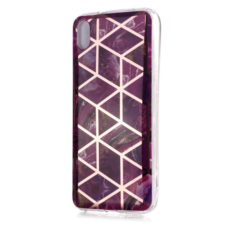 Etui Xiaomi Redmi 7A Różowy Magenta Ultra Designerski Marmur Etui Ochronne