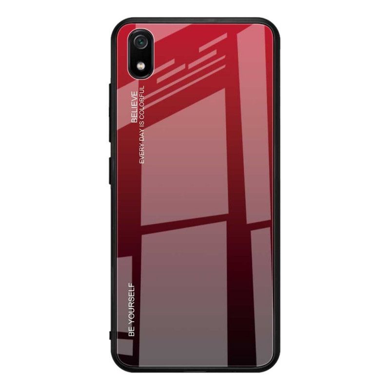 Etui Xiaomi Redmi 7A Zielony Czerwony Kolor Ocynkowany