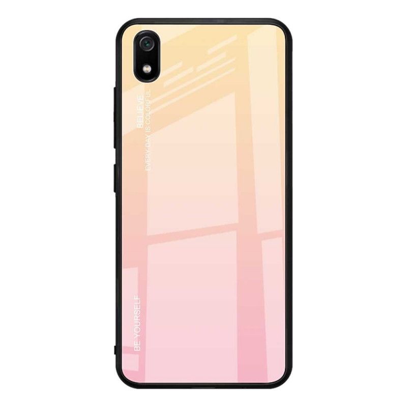 Etui Xiaomi Redmi 7A Zielony Czerwony Kolor Ocynkowany