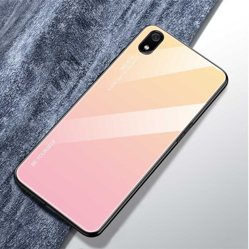 Etui Xiaomi Redmi 7A Zielony Czerwony Kolor Ocynkowany