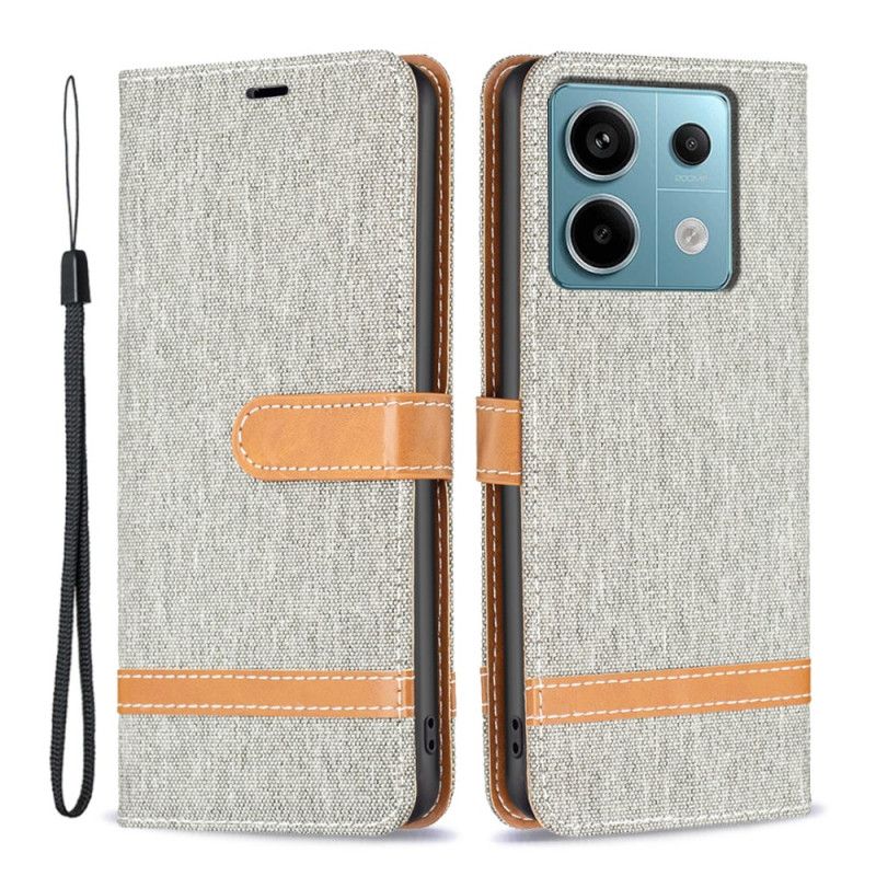 Etui Folio Xiaomi Redmi Note 13 Pro 5g Materiał Paska