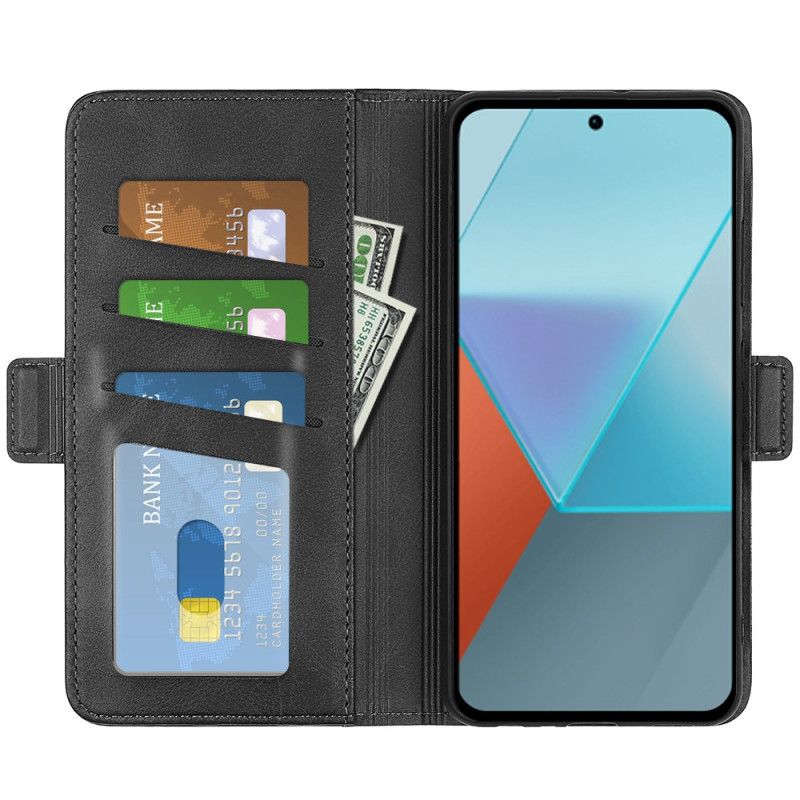 Etui Folio Xiaomi Redmi Note 13 Pro 5g Podwójne Zapięcie