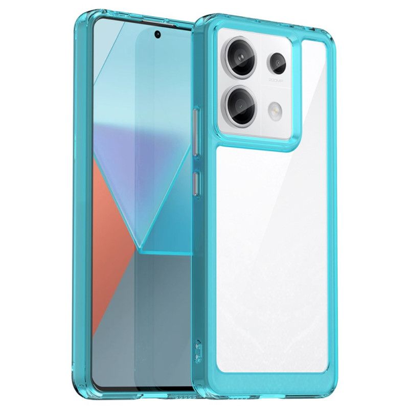 Etui Xiaomi Redmi Note 13 Pro 5g Hybrydowe Kolorowe Krawędzie Etui Ochronne