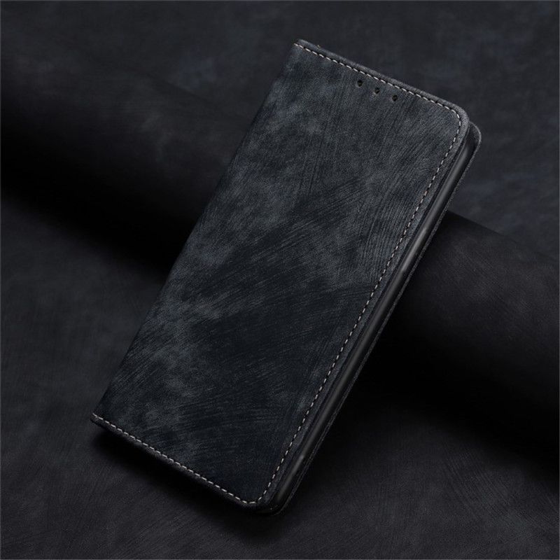 Flip Kotelot Xiaomi Redmi Note 13 Pro 5g Zamszowy Styl Z Blokadą Rfid Etui Ochronne