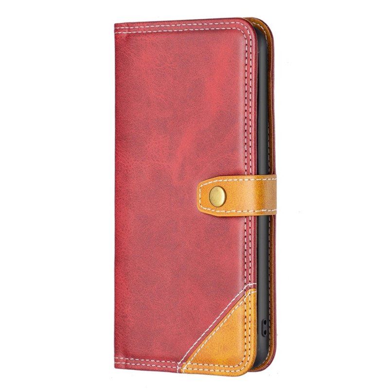 Etui Folio do Realme C35 Dwukolorowy Kolor Binfen