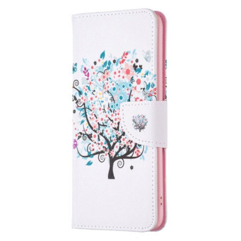 Etui Folio do iPhone 14 Pro Kwitnące Drzewo