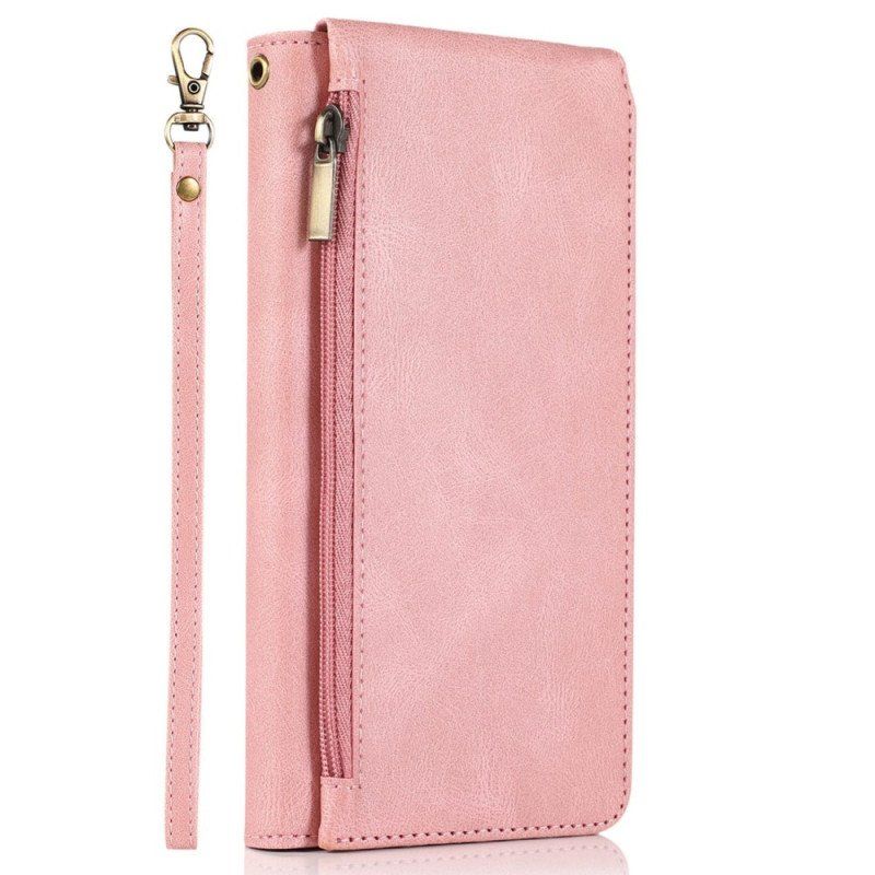 Etui Folio do iPhone 14 Pro Z Etui Na Zamek Błyskawiczny