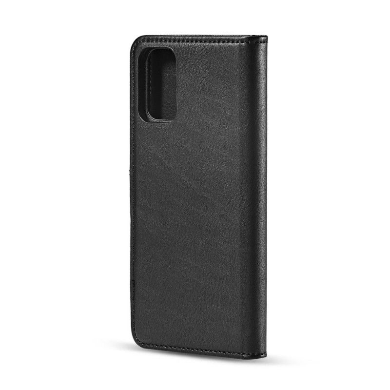 Etui Folio Samsung Galaxy S20 Plus / S20 Plus 5G Czerwony Czarny Dg.Ming Zdejmowana Powłoka Etui Ochronne