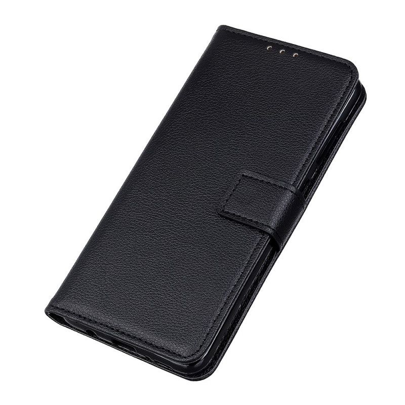 Etui Folio Samsung Galaxy S20 Plus / S20 Plus 5G Czerwony Czarny Liczi Teksturowane Etui Ochronne