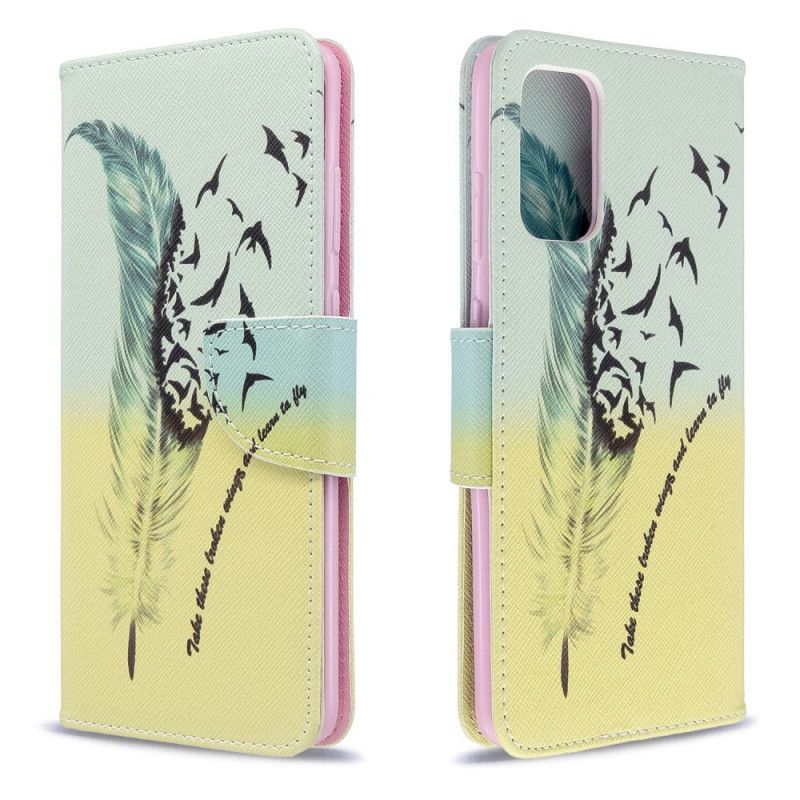 Etui Folio Samsung Galaxy S20 Plus / S20 Plus 5G Naucz Się Latać Etui Ochronne